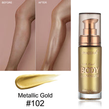 Load image into Gallery viewer, PHOERA 30ml Legs Body Facial Luminizer Copper Color Cream Liquid Foundation Sunscreen Concealer Sun Block Lotion Make Up TSLM2