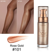 Load image into Gallery viewer, PHOERA 30ml Legs Body Facial Luminizer Copper Color Cream Liquid Foundation Sunscreen Concealer Sun Block Lotion Make Up TSLM2