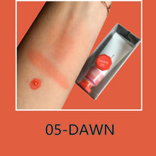 Load image into Gallery viewer, Liquid blush cosmetic creamy liquid blush Red cream gel blush 6 color lasting natural blush facial contour makeup