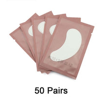 Load image into Gallery viewer, Eye Pads 50/100 Eyelash Under Eye Pads Lint Free Patches For Eyelash Extension Supplies Lashes Extension For Professionals Tools