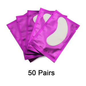 Eye Pads 50/100 Eyelash Under Eye Pads Lint Free Patches For Eyelash Extension Supplies Lashes Extension For Professionals Tools