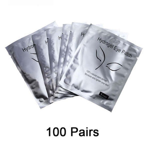 Eye Pads 50/100 Eyelash Under Eye Pads Lint Free Patches For Eyelash Extension Supplies Lashes Extension For Professionals Tools
