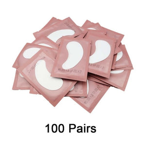 Eye Pads 50/100 Eyelash Under Eye Pads Lint Free Patches For Eyelash Extension Supplies Lashes Extension For Professionals Tools