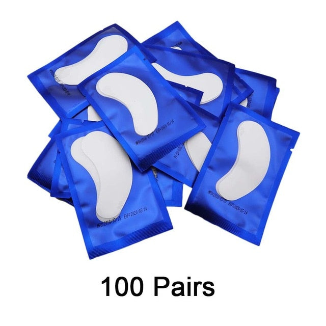 Eye Pads 50/100 Eyelash Under Eye Pads Lint Free Patches For Eyelash Extension Supplies Lashes Extension For Professionals Tools